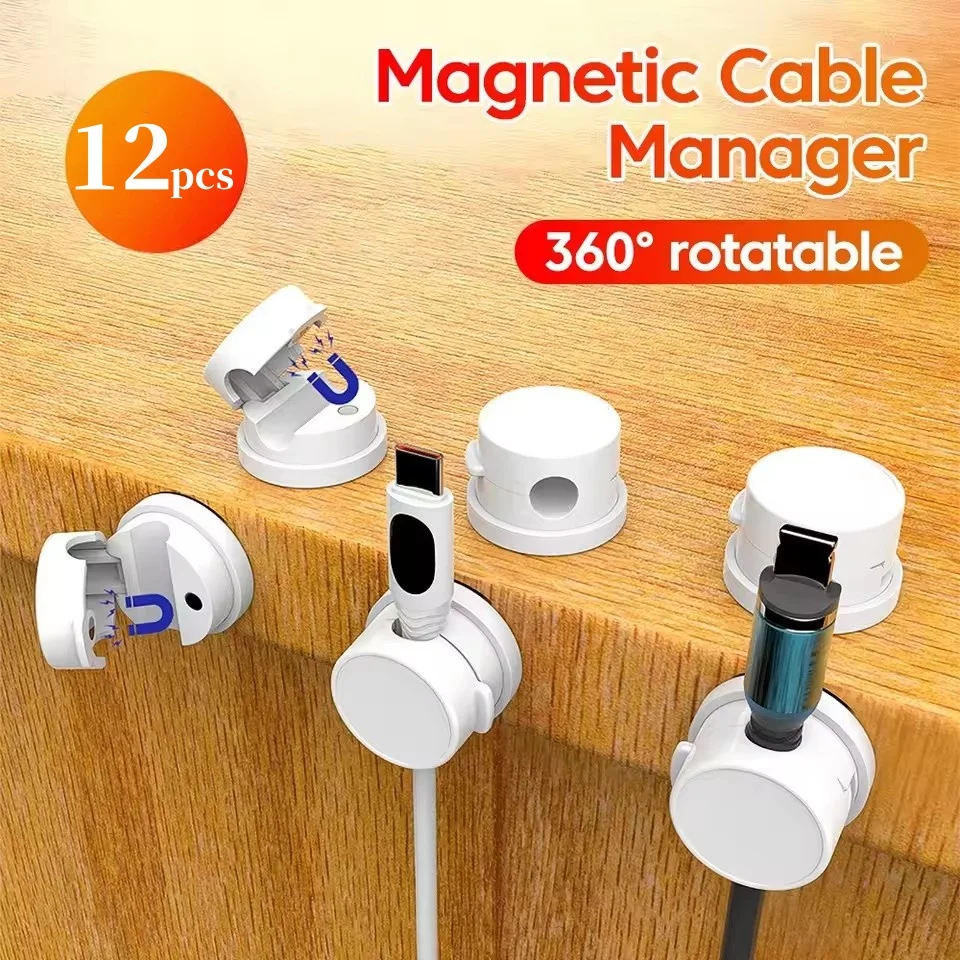 Desk Organizer - Support magnétique rotatif à 360° pour