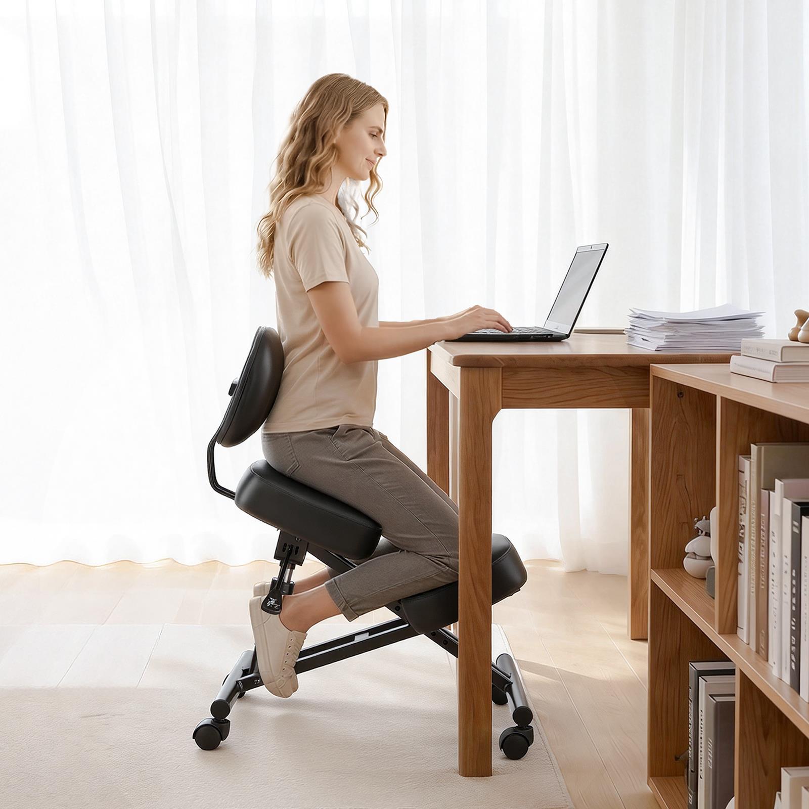 Office Chair - Chaise ergonomique à poser les genoux,