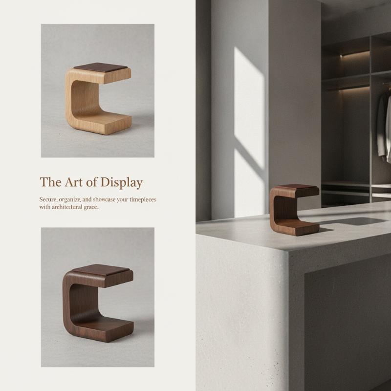 Desk Organizer - Support de montre en bois artisanal,