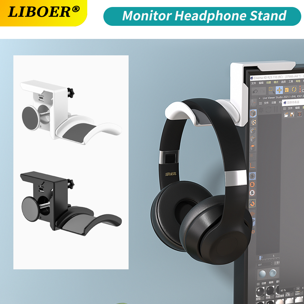 Monitor Stand - Support de casque réglable en plastique