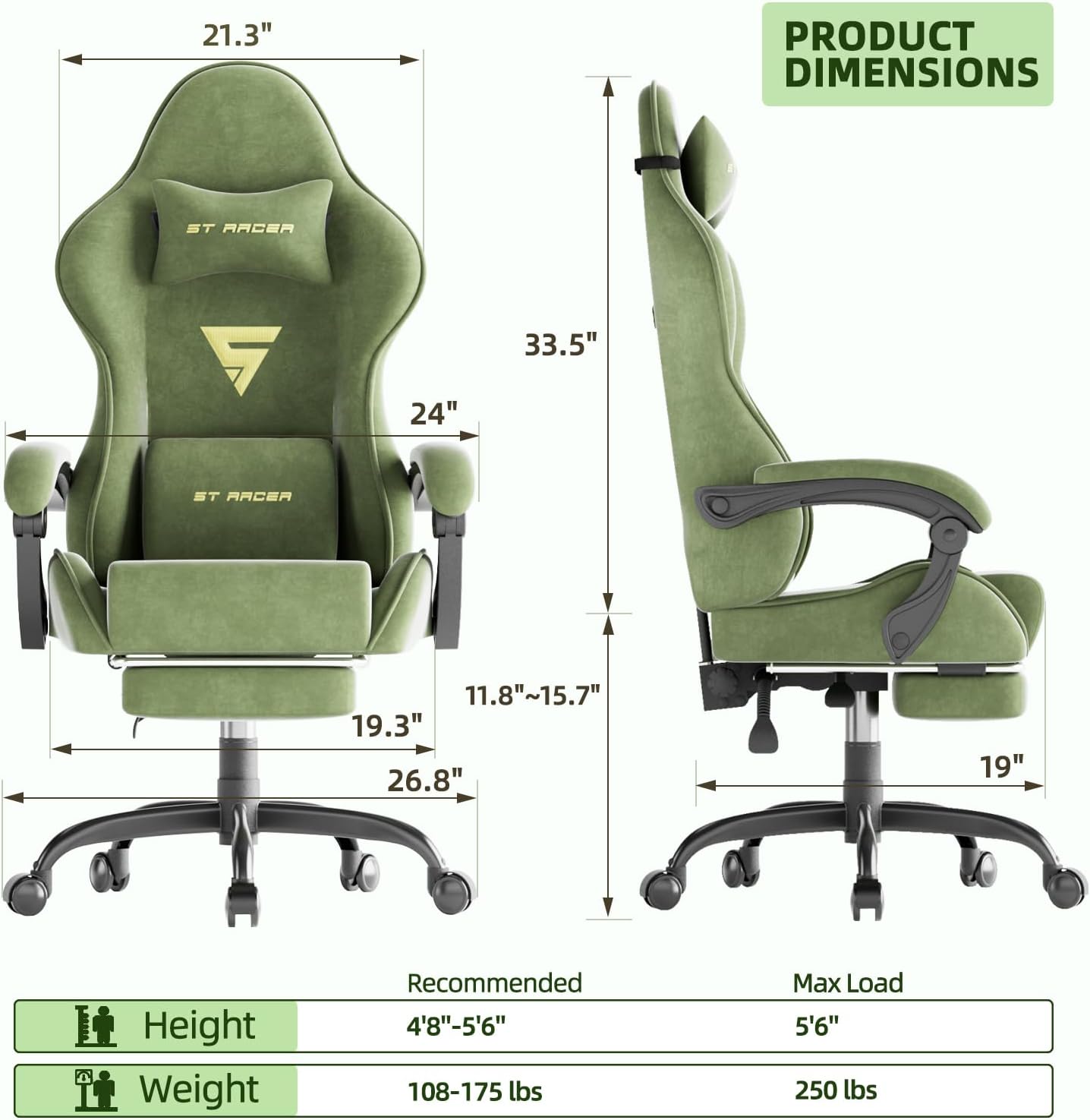 Chaise de jeu de type « racing - Office Chair Cushion avis et prix