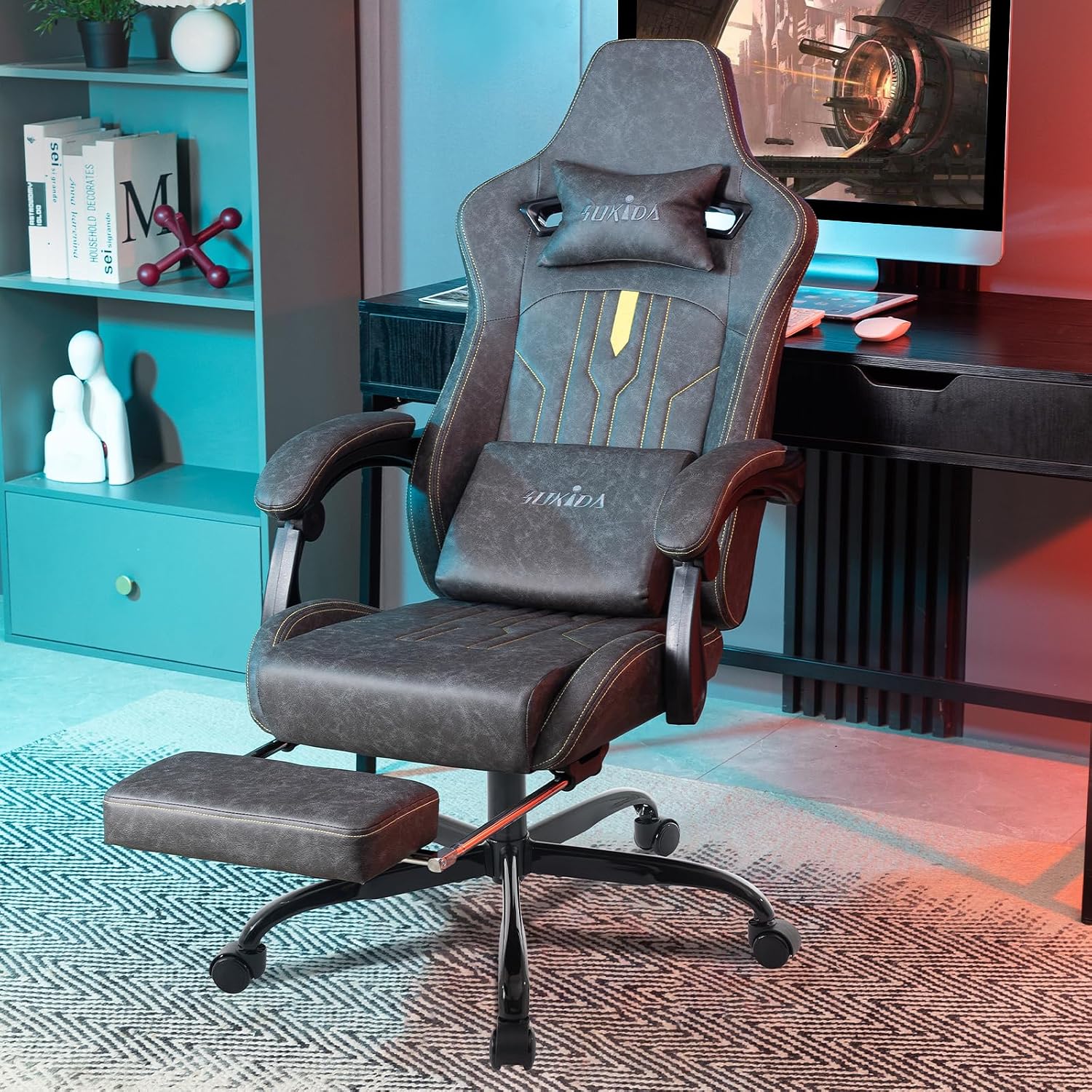 Chaise de jeu avec repose-pied - Office Chair Cushion avis et prix