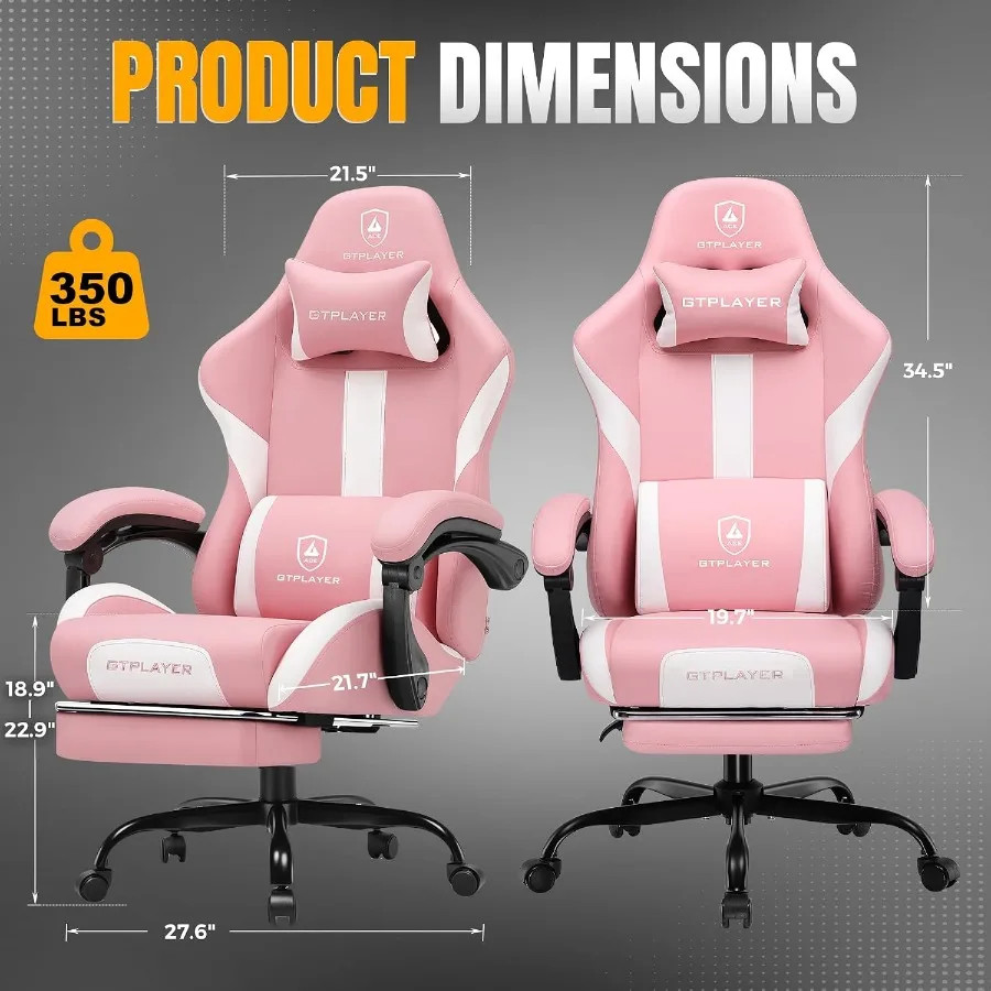 Chaise de jeu avec repose-pied - Office Chair Cushion avis et prix