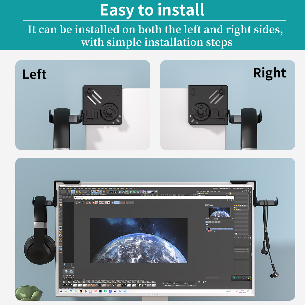 Support de casque réglable en  - Monitor Stand avis et prix