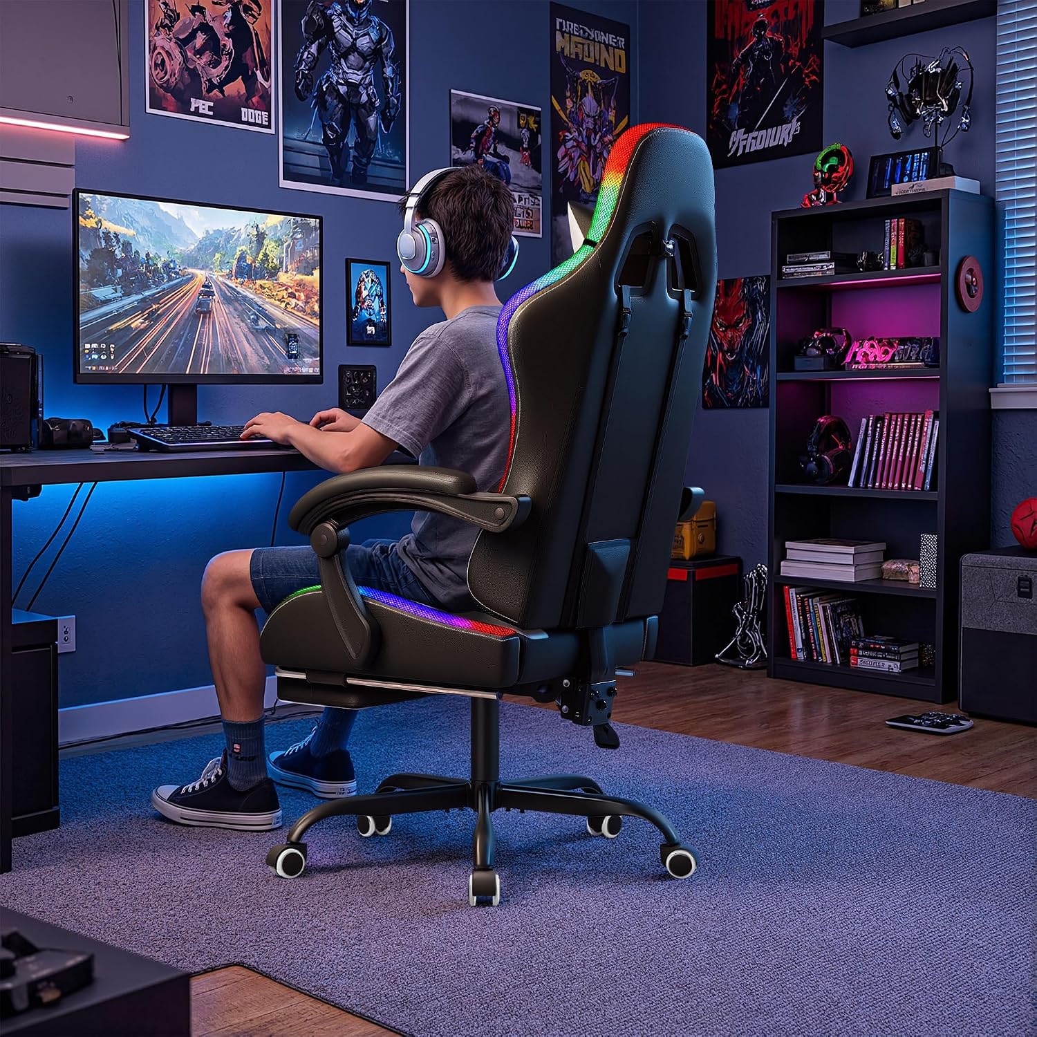 Chaise de jeu Homall, chaise e - Office Chair avis et prix